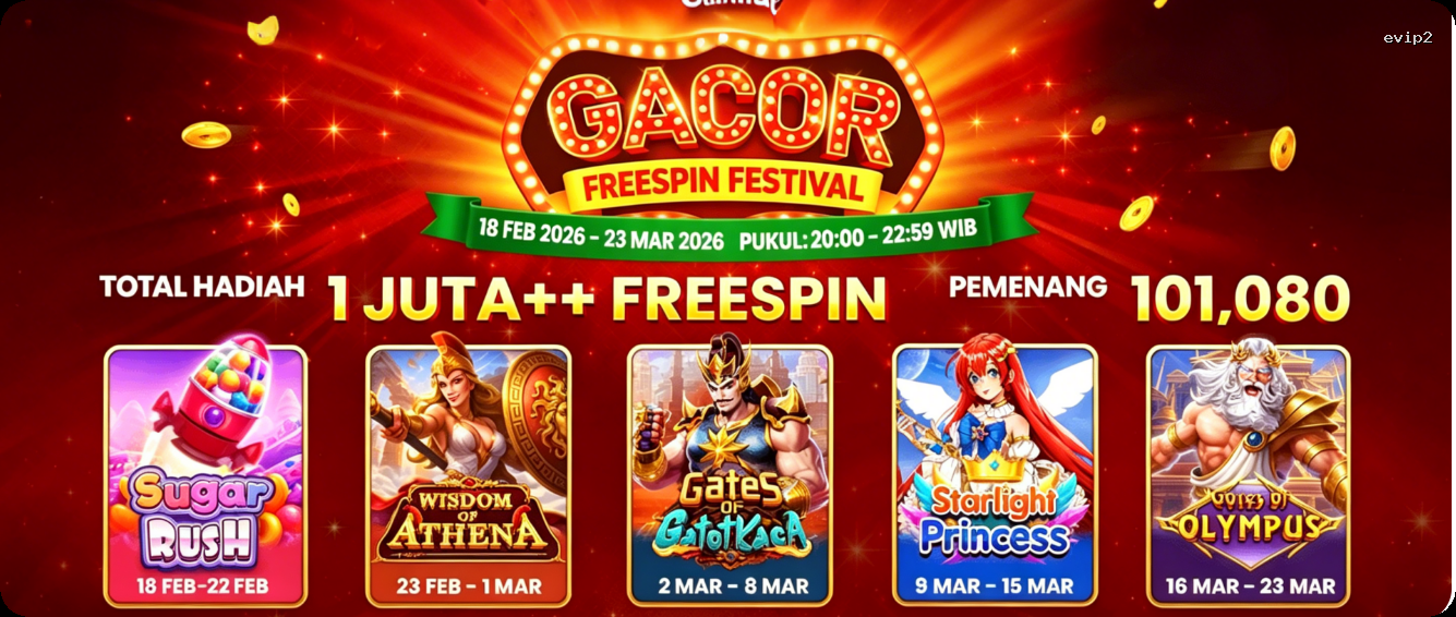Login evip2 Sekarang Bonus Melimpah